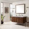 James Martin Vanities Amberly 60in Single Vanity, Mid-Century Walnut w/ 3 CM Carrara Marble Top 670-V60S-WLT-3CAR - alternate 2